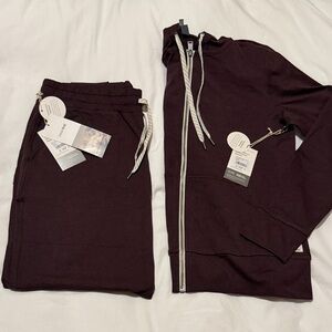 Vuori Mahogany Hoodie + Jogger